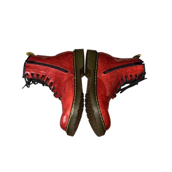 Doc Martens Red Glitter 1460 Womens 7 - Picture 3 of 8